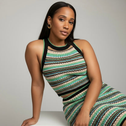 Leopard Print Stud Earring