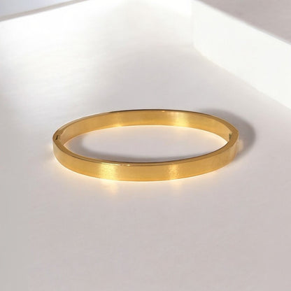Luxurious Titanium Steel Bangle Bracelet