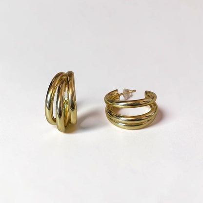 Chunky Lightweight Hoop Earrings