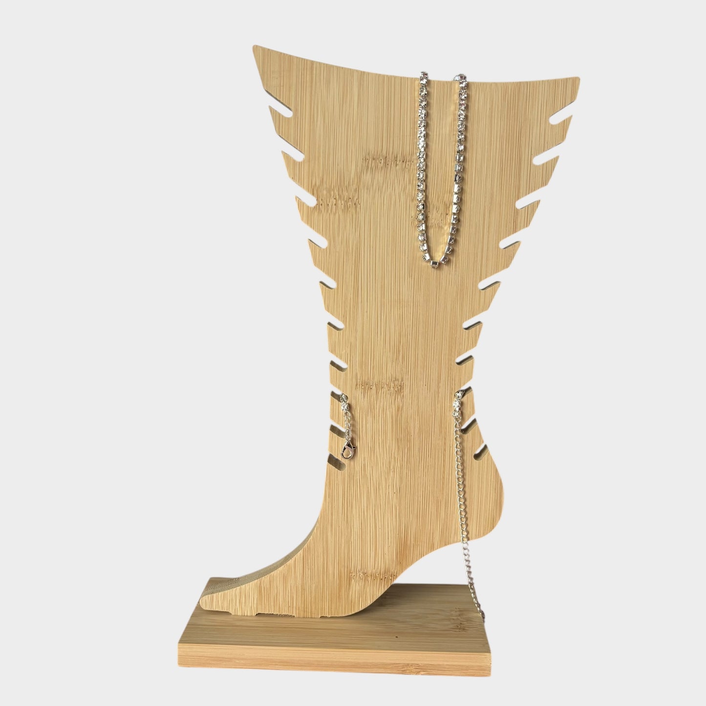 Dollar Sign Silver Anklet