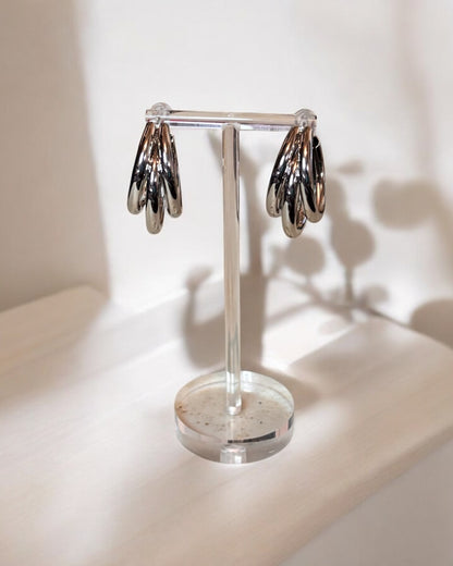 Chunky Lightweight Hoop Earrings