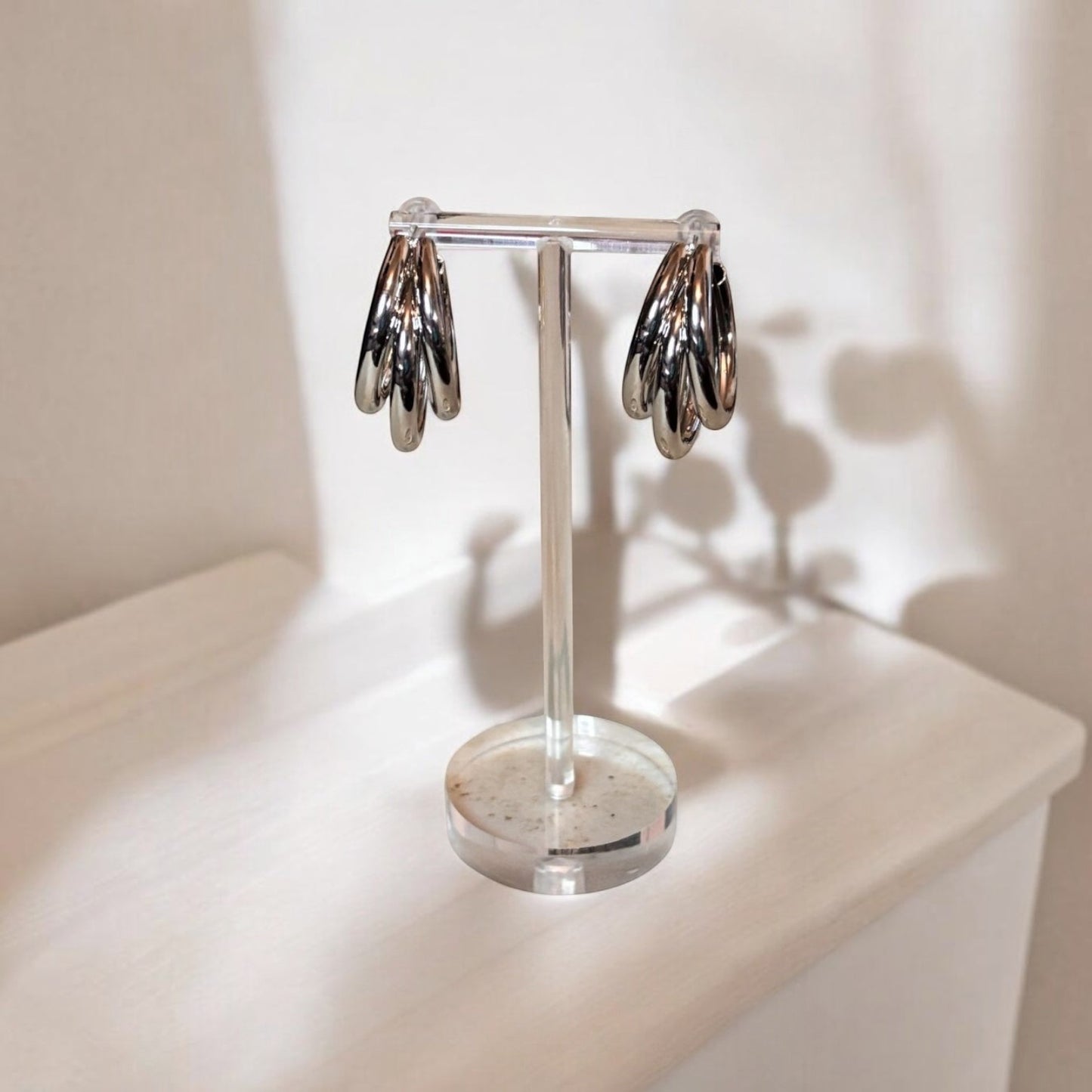 Chunky Lightweight Hoop Earrings