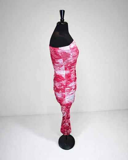 Women Long Pink Maxi Dress