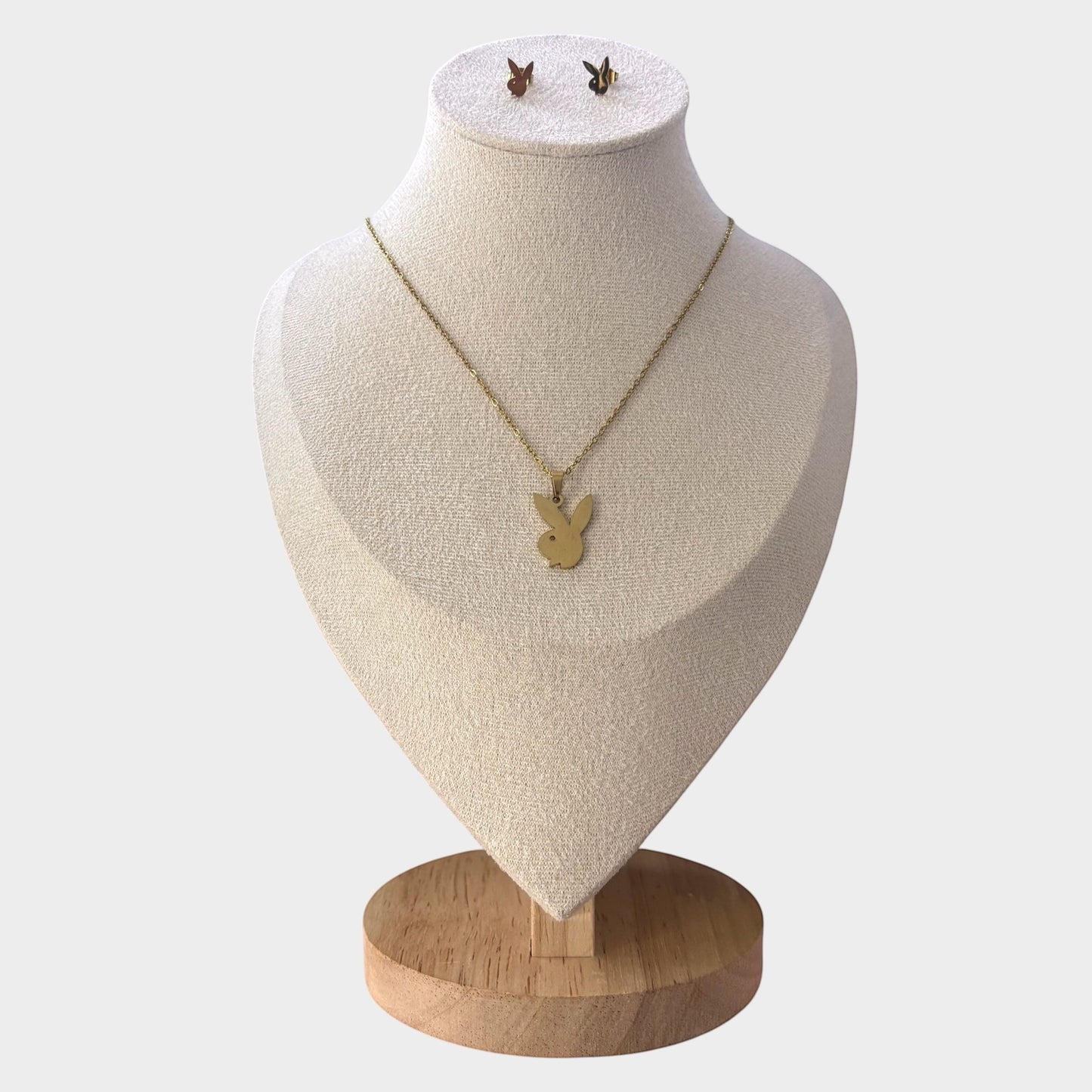Rabbit Stainless Steel Jewelry Set