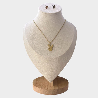 Rabbit Stainless Steel Jewelry Set