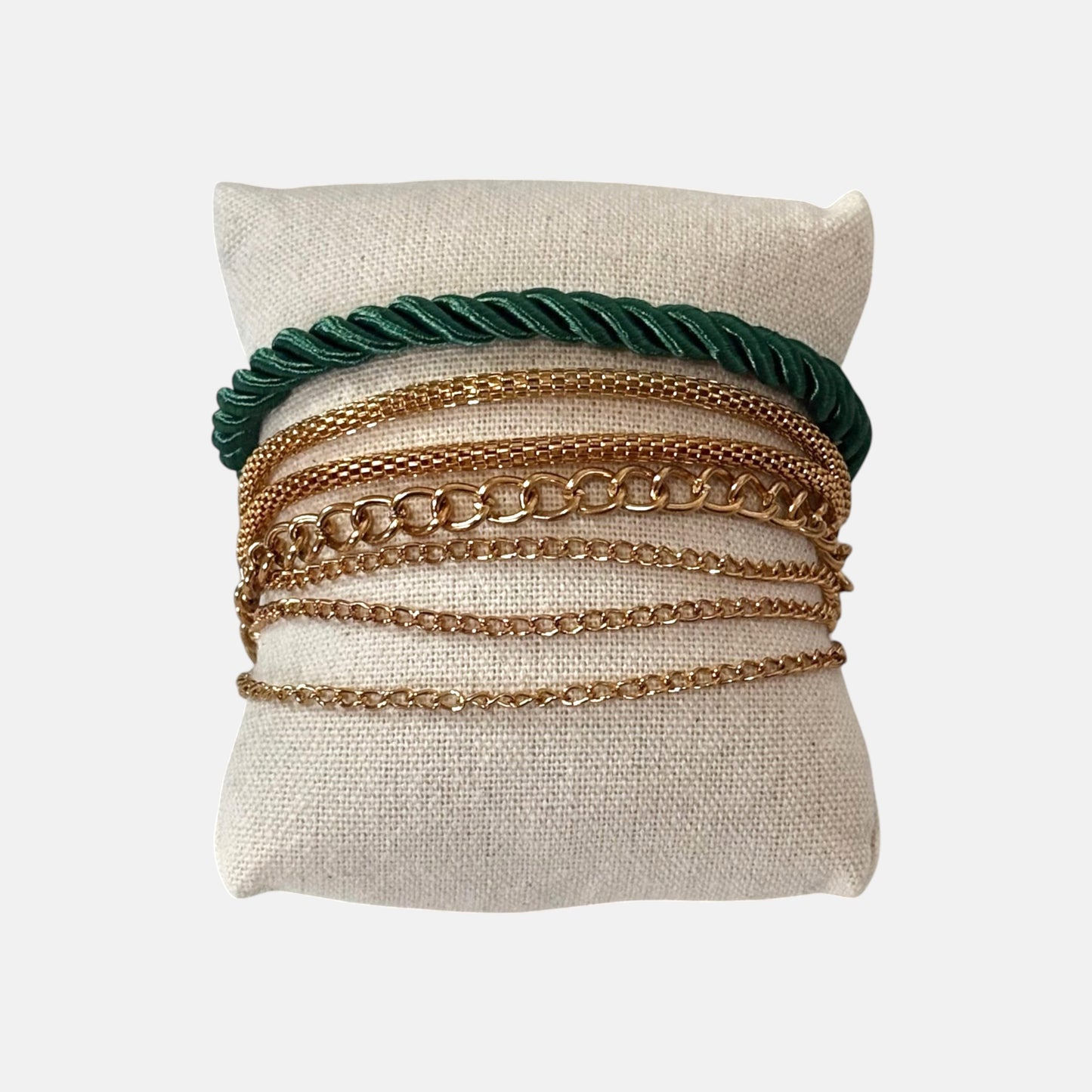 Pulseras casuales de cuerda multicapa para mujer