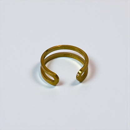 Minimalist Gold Adjustable Toe Ring