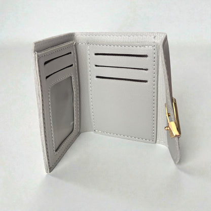 Monedero pequeño con forma de corazón para mujer, color rosa