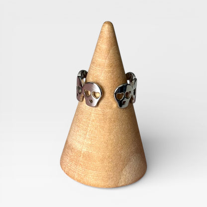 Waterproof Adjustable Skull Ring