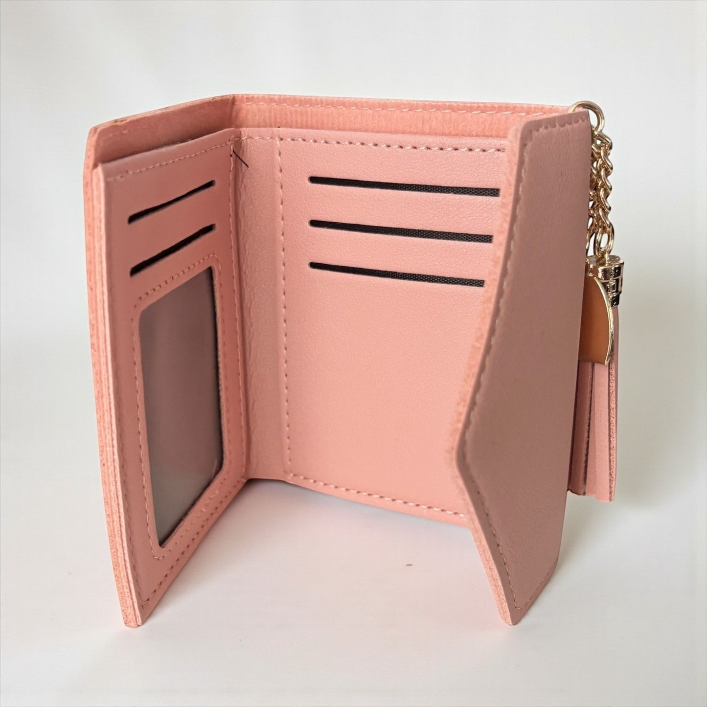 Pink Small Women PU Leather Wallet