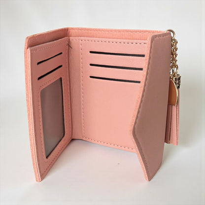 Pink Small Women PU Leather Wallet
