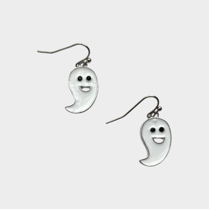 Small Happy Ghost Lightweight Earrings