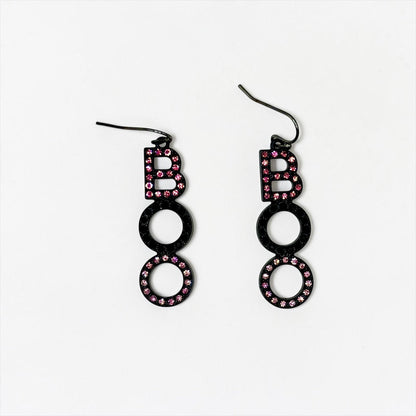 Halloween BOO Drop Earrings