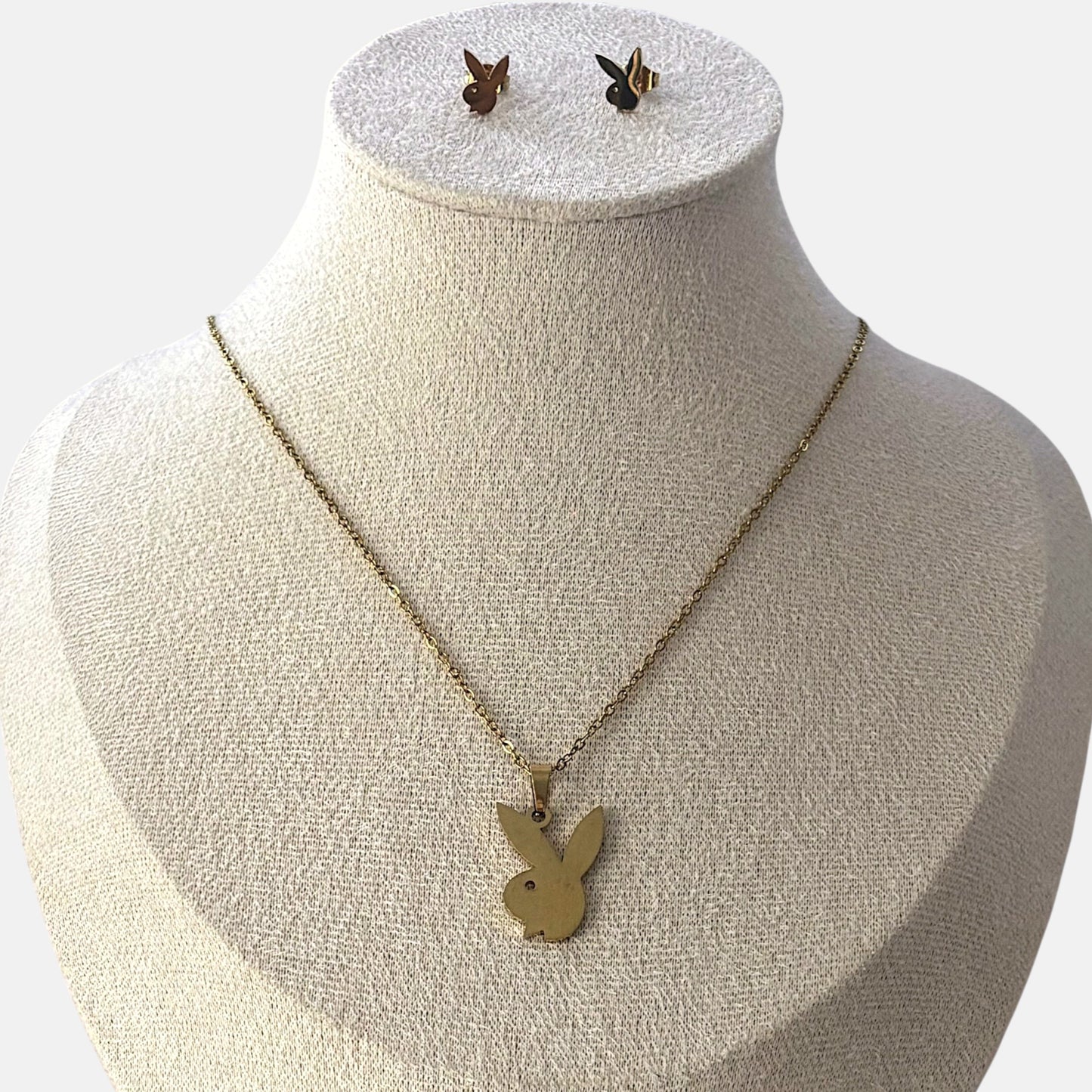 Rabbit Stainless Steel Jewelry Set