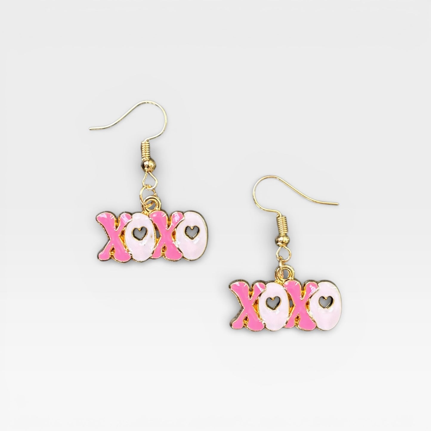 XOXO Pink Drop Earring