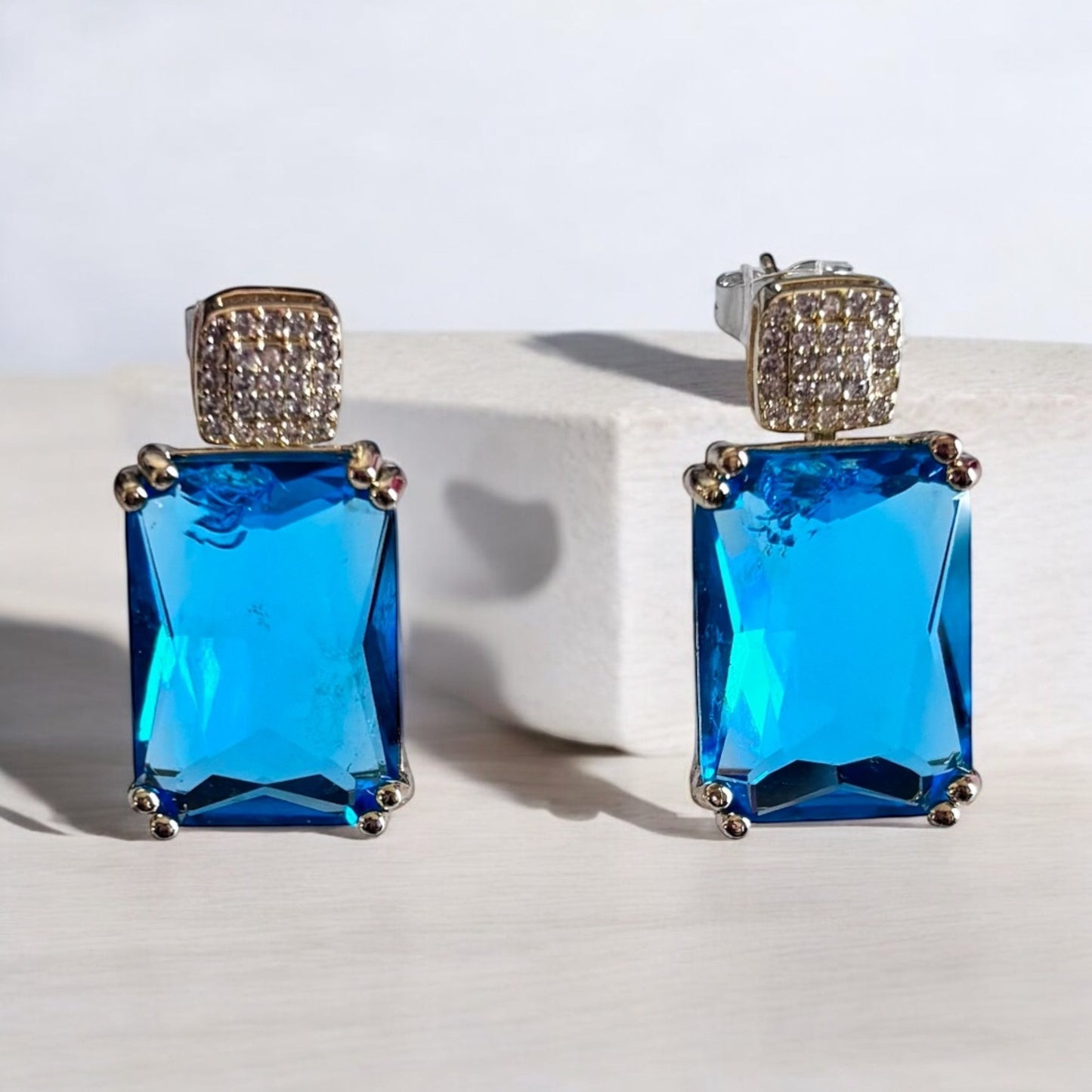 Blue Princess Drop Earring