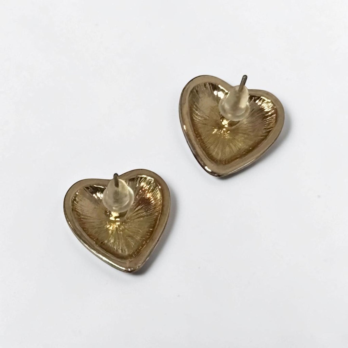 Bold Dark Burgundy Heart Charm Earrings