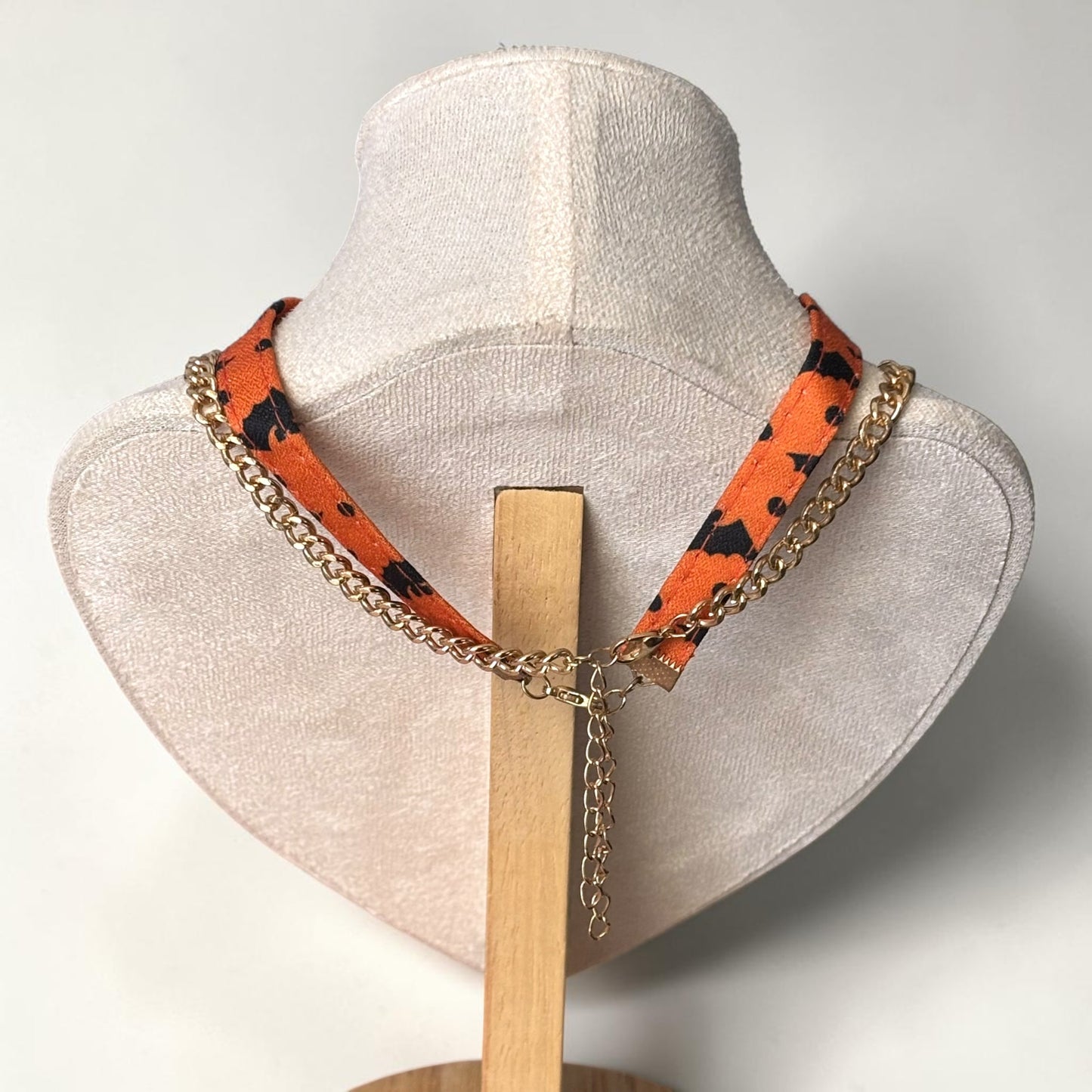 Halloween Charm Layered Choker Necklace Set
