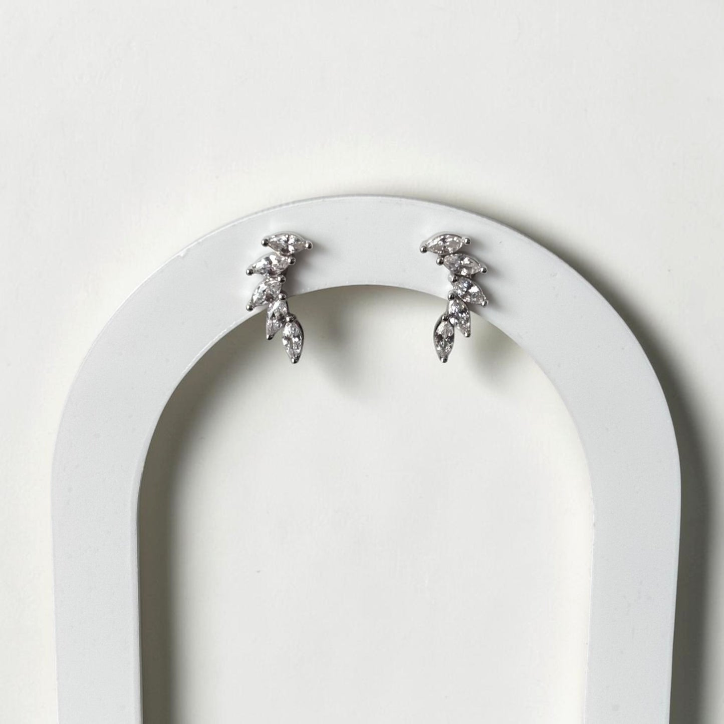 925 Sterling Silver Wings Feather Earring