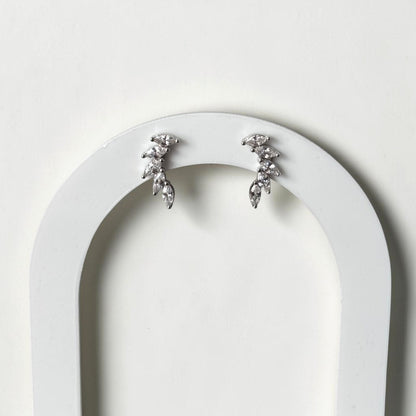 925 Sterling Silver Wings Feather Earring