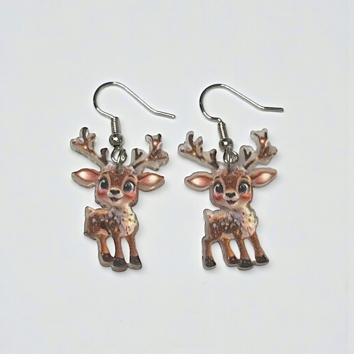Small Elk Acrylic Earring
