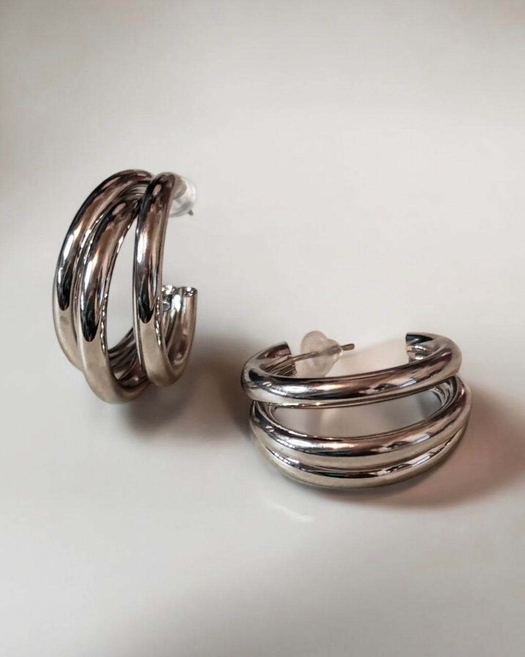 Chunky Lightweight Hoop Earrings