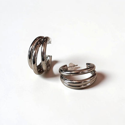 Chunky Lightweight Hoop Earrings