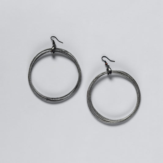 Big Round Disco Earring