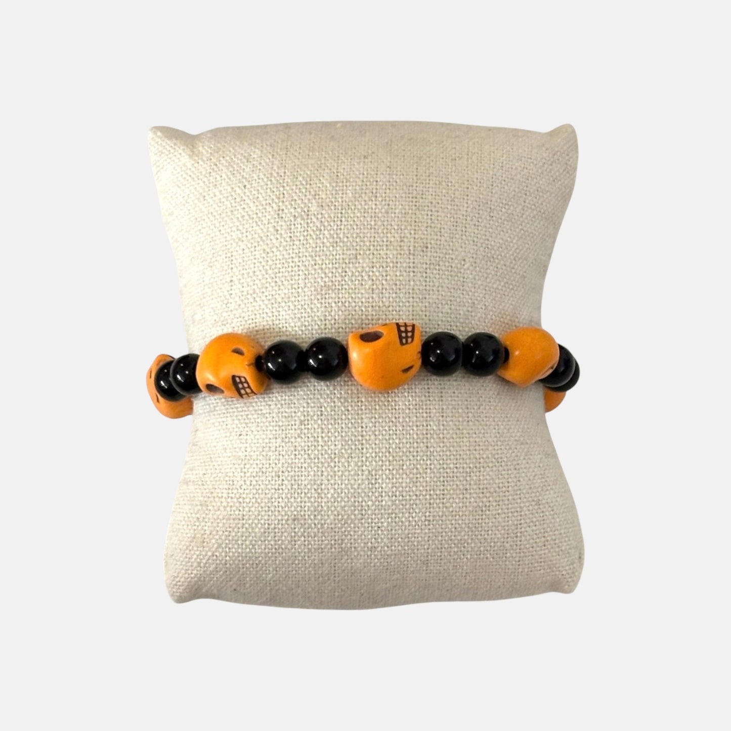 Skull Beaded Stretchable Bracelets