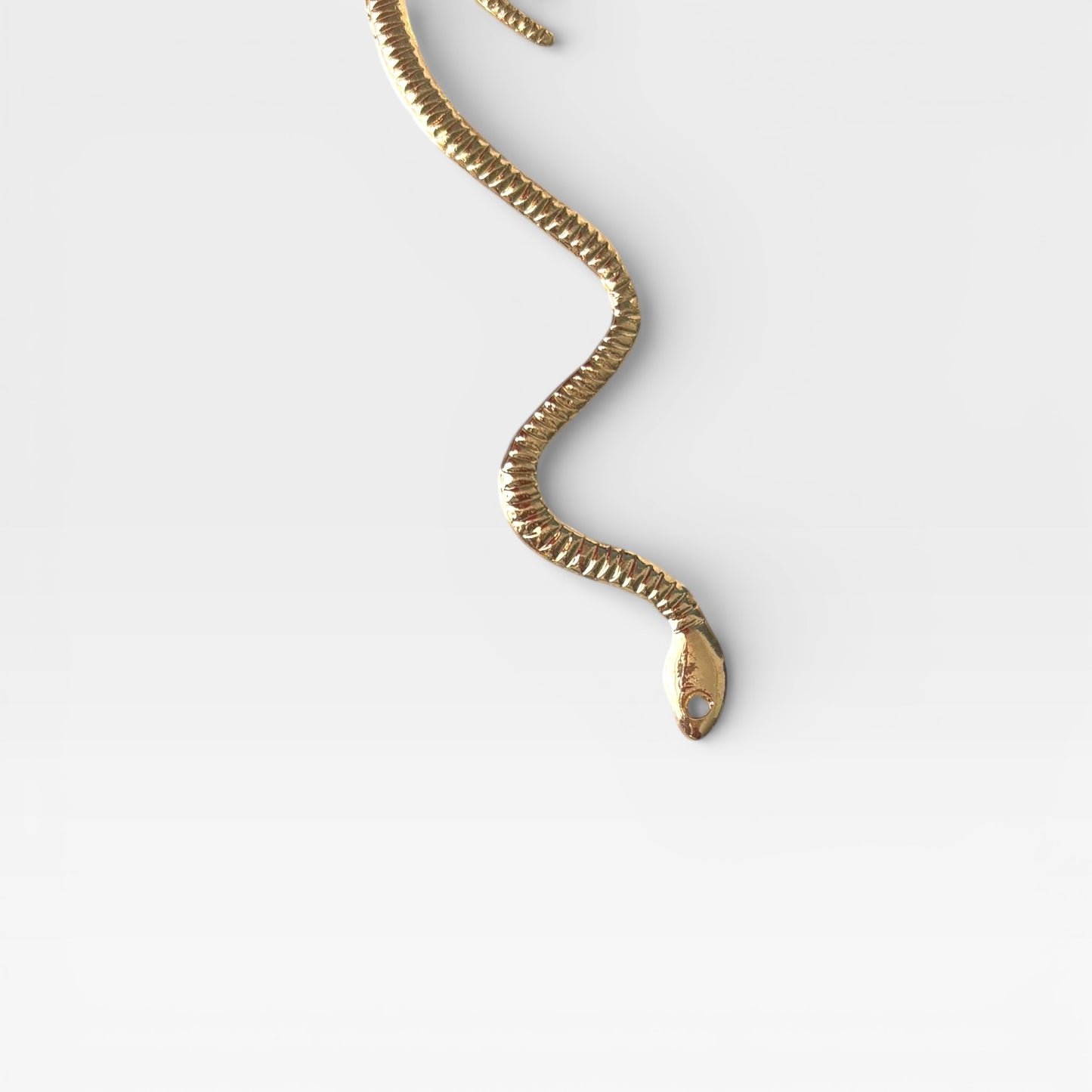 Snake Metal Gold 1 Piece Ear Clip