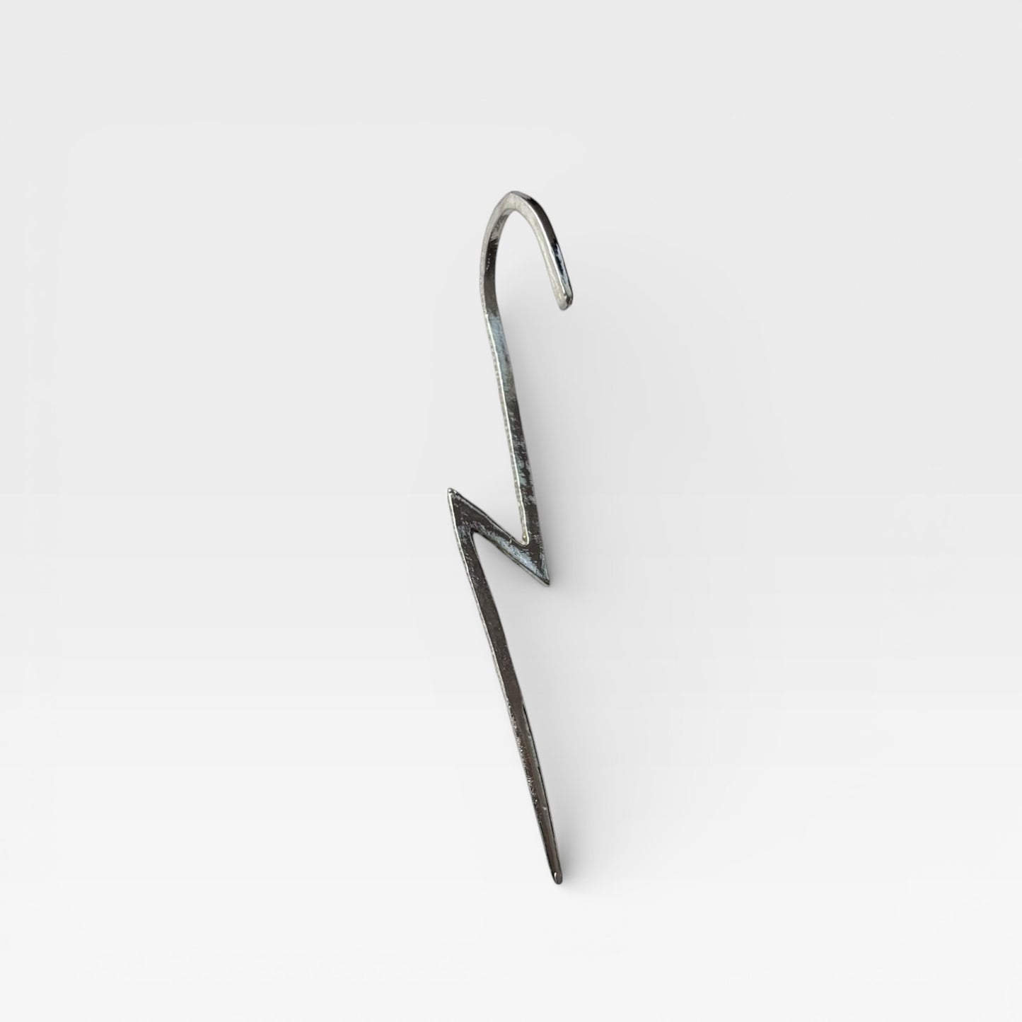 One Piece Crystals Silver Earring