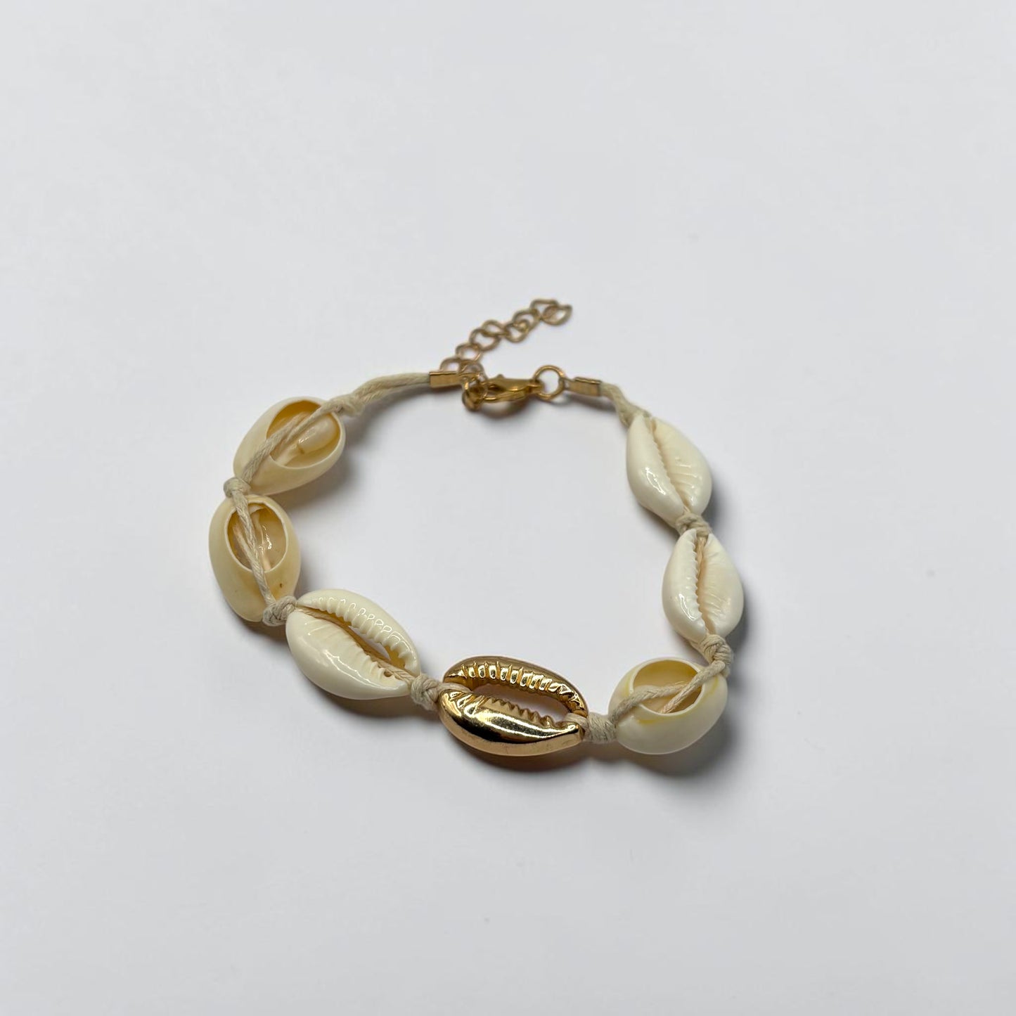 Coastal Charm Shell & Beaded Anklet Set