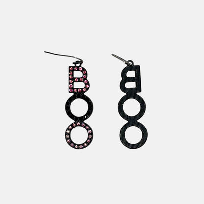 Halloween BOO Drop Earrings