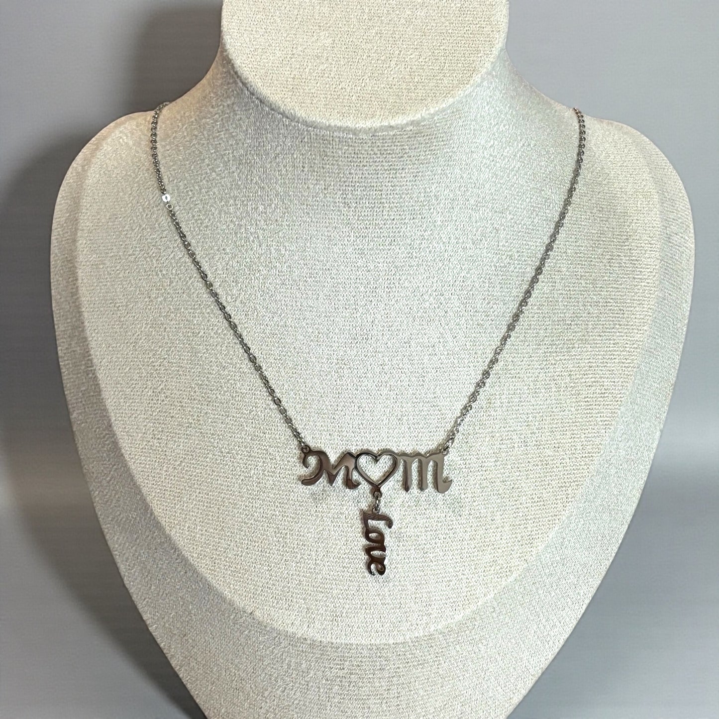 Stainless Steel Mom Necklace
