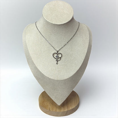 Heart Stethoscope Nurse Necklace