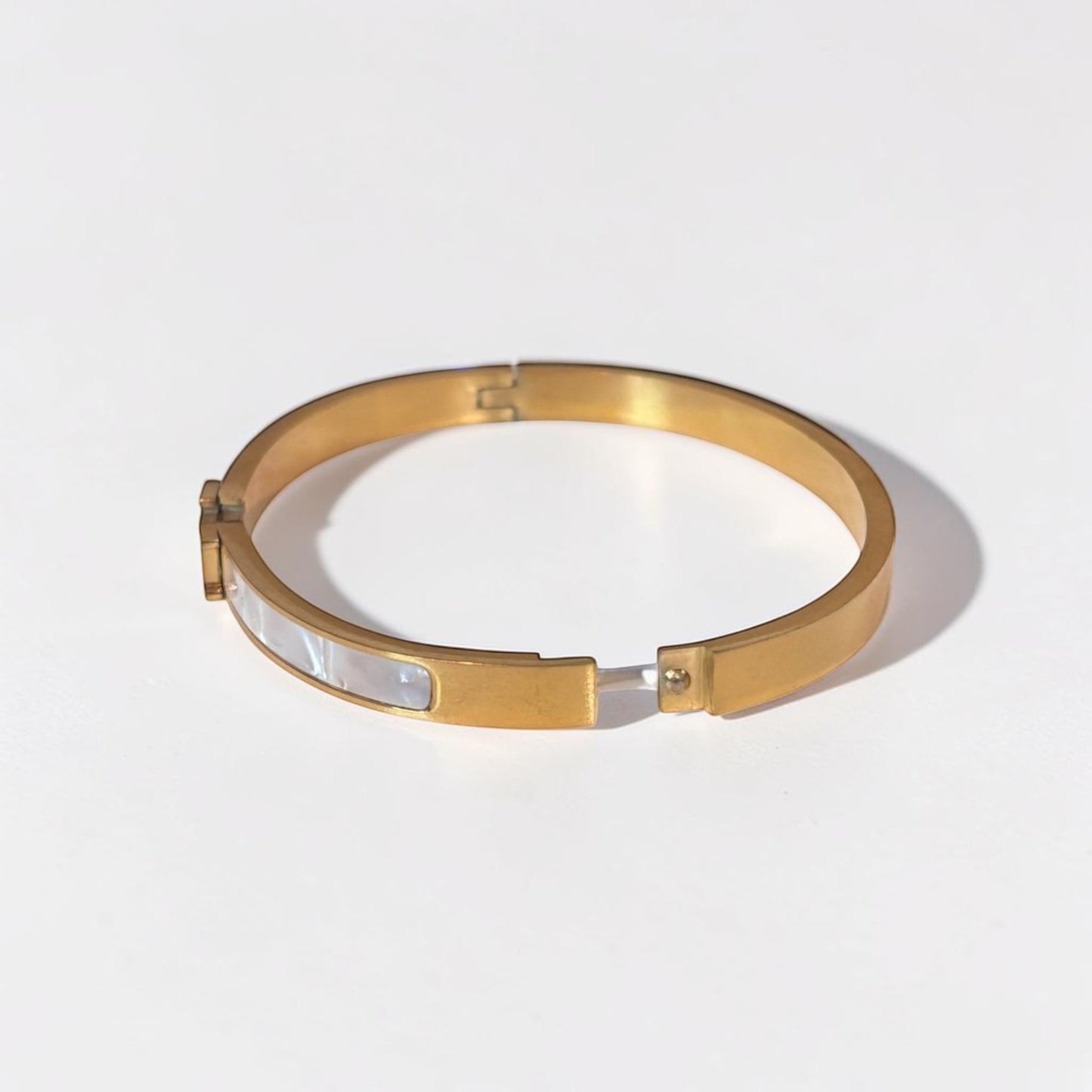 Luxurious Titanium Steel Bangle Bracelet