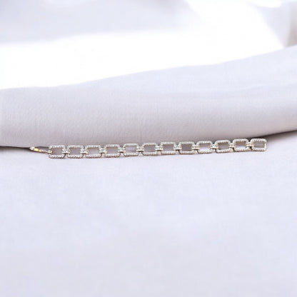 Luxury Rectangle Silver Bracelet