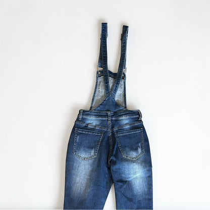 Adjustable Shoulder Straps Denim Overall