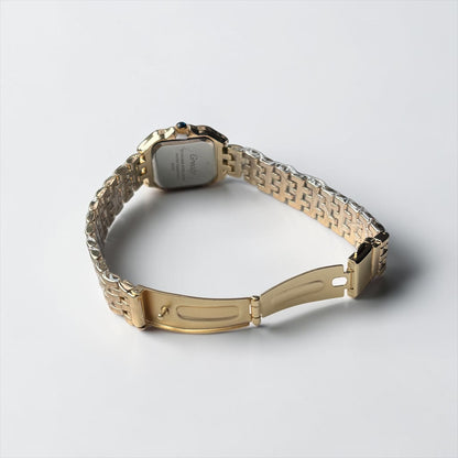 Golden Luxe Square Stainless Steel Watch