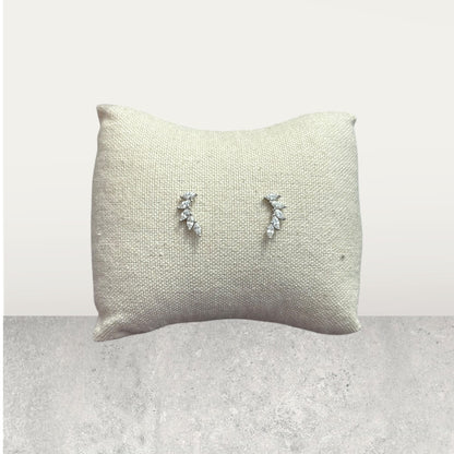 925 Sterling Silver Wings Feather Earring