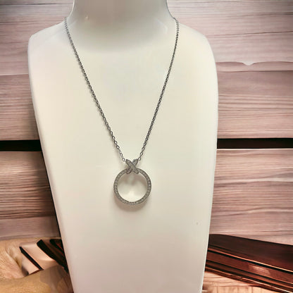 Collar de mujer con circonitas cúbicas