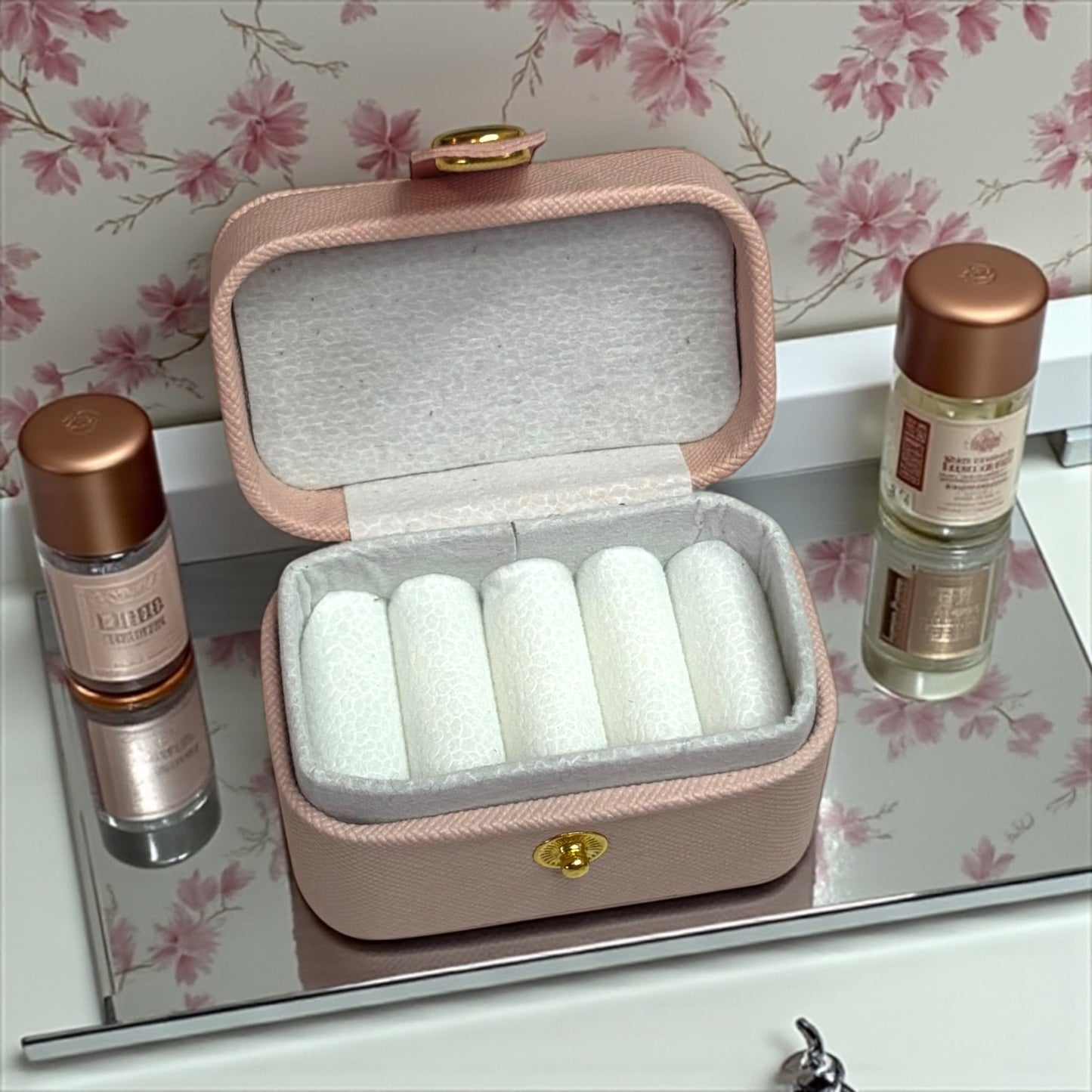 PU Leather Mini Jewelry Organizer