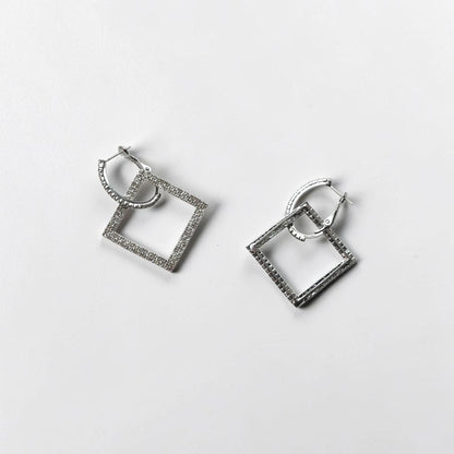 Square Dangle Night Out Earring
