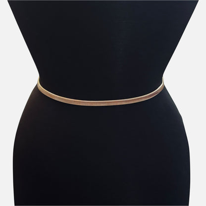 Rosette Stretch Metal Belt