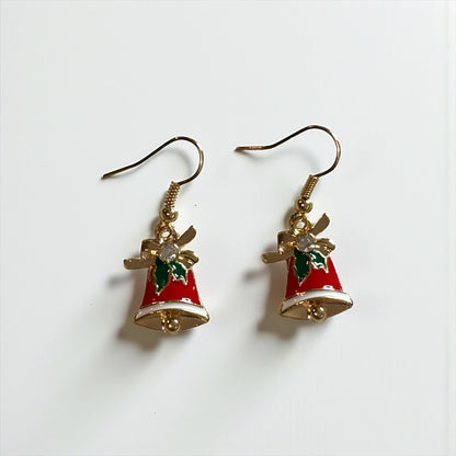 Gold Bell Small Drop Earring