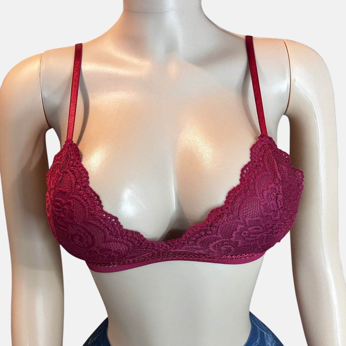 French Style Floral Lace Bralette