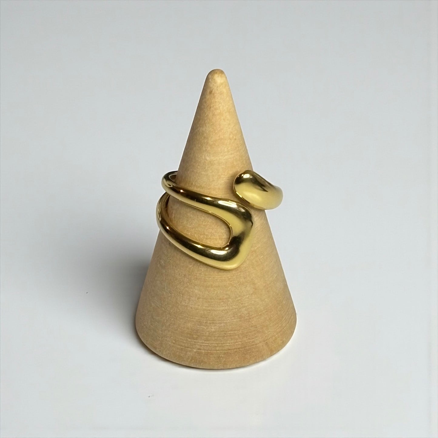 Irregular Solid Gold Ring
