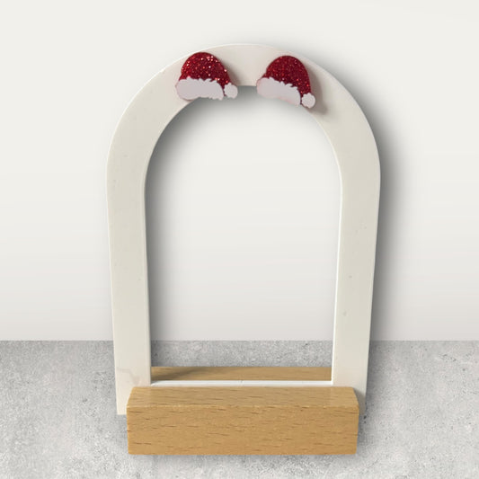 Santa Claus Hat Stud Earring