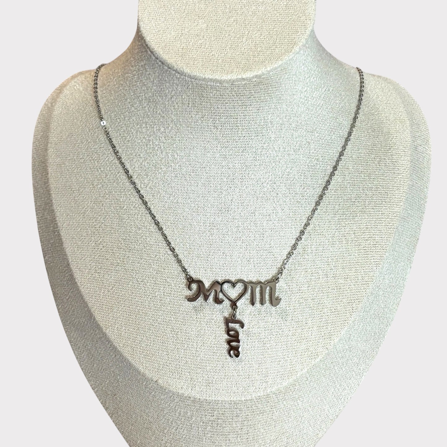 Stainless Steel Mom Necklace