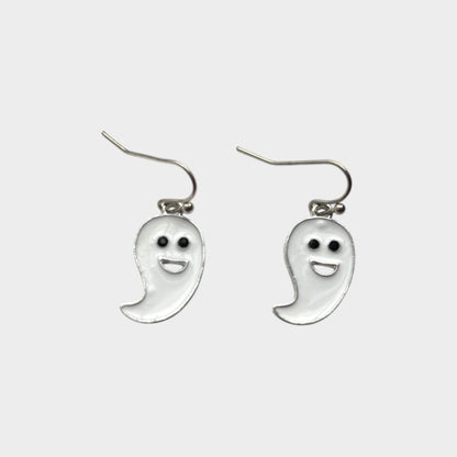 Small Happy Ghost Lightweight Earrings
